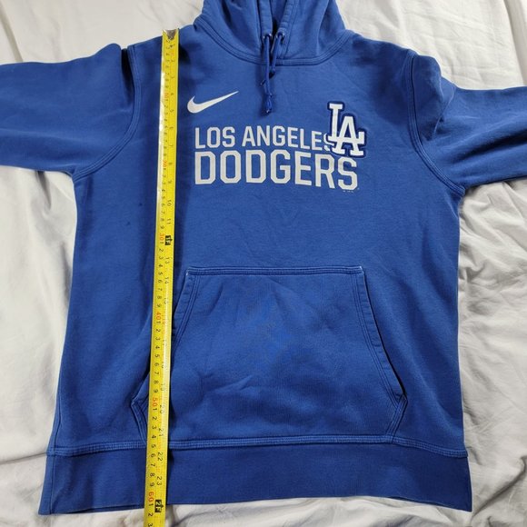 Nike Los Angeles Dodgers Adults Medium Blue Pullover Hoodie Sweater Baseball - Picture 11 of 12